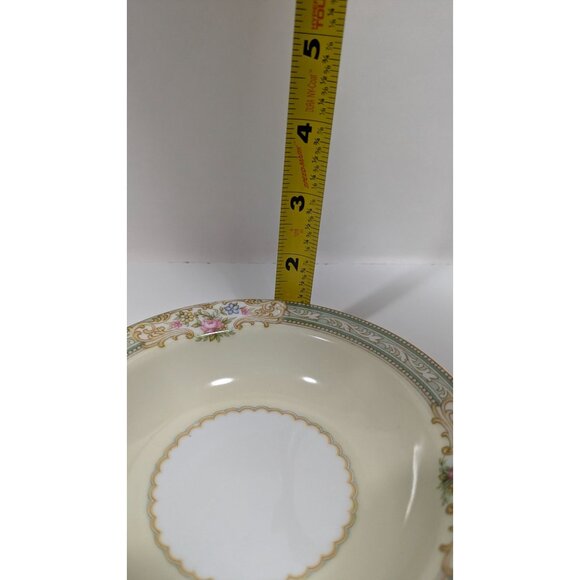 Noritake Lynbrook Berry Bowl Floral Gold Trim Porcelain Japan Vintage - Picture 4 of 8